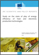 Study on the state of play of energy efficiency of heat and electricity production technologies cover