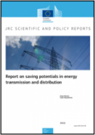 Report on saving potentials in energy transmission and distribution cover