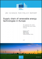 Supply chain of renewable energy technologies in Europe