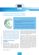 European Climate Neutral Industry Competitiveness Scoreboard 2022